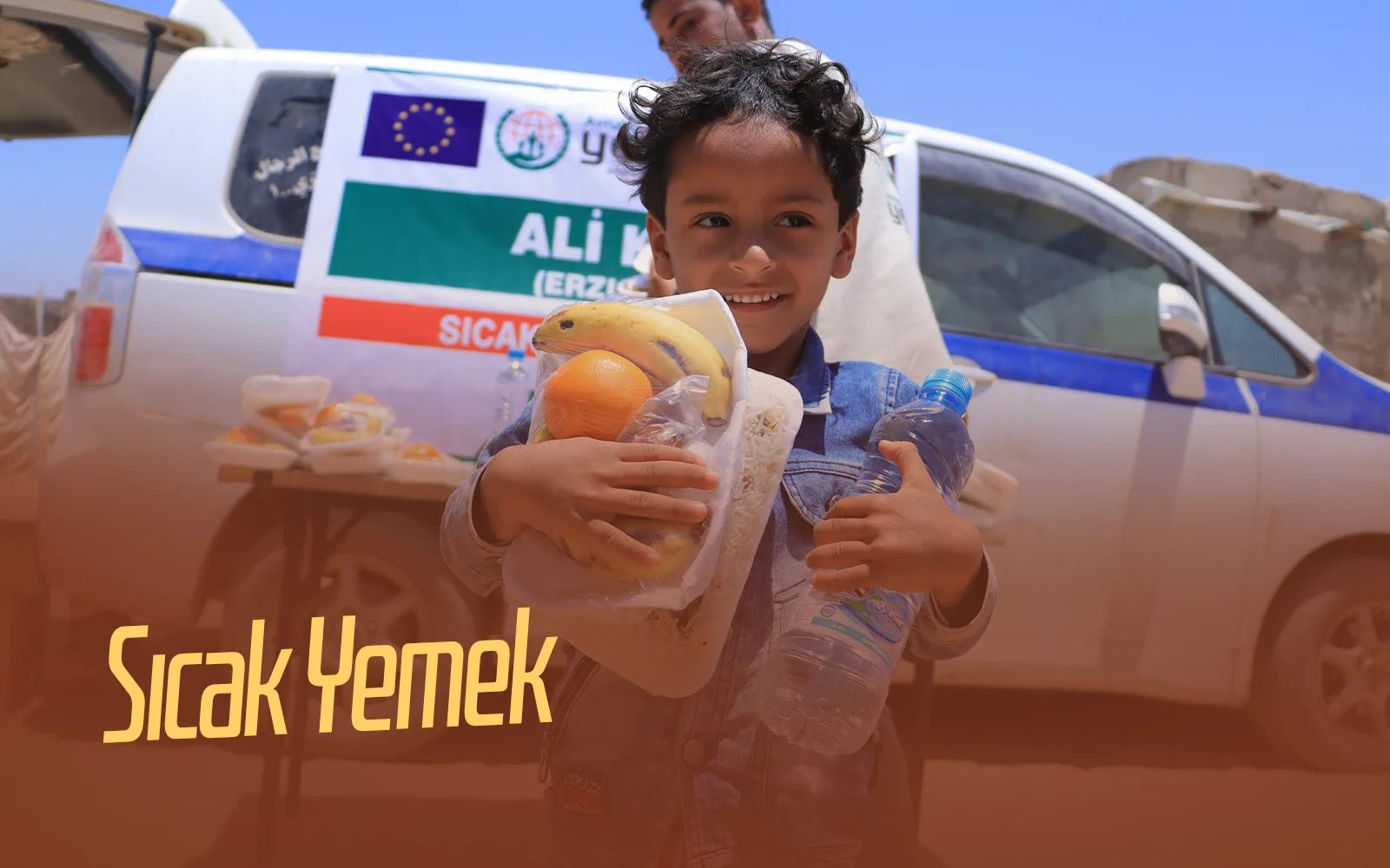 Hot meals distributed to children thanks to a hot meal donation
